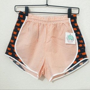 NWT Lauren James Oklahoma State Seersucker Shortie